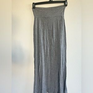Wet Seal Comfy Light Grey Thin Breathable Long Maxi Skirt Women’s Size XS